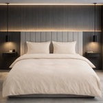 Decoware dekbedovertrek uni - Licht zand - Katoen