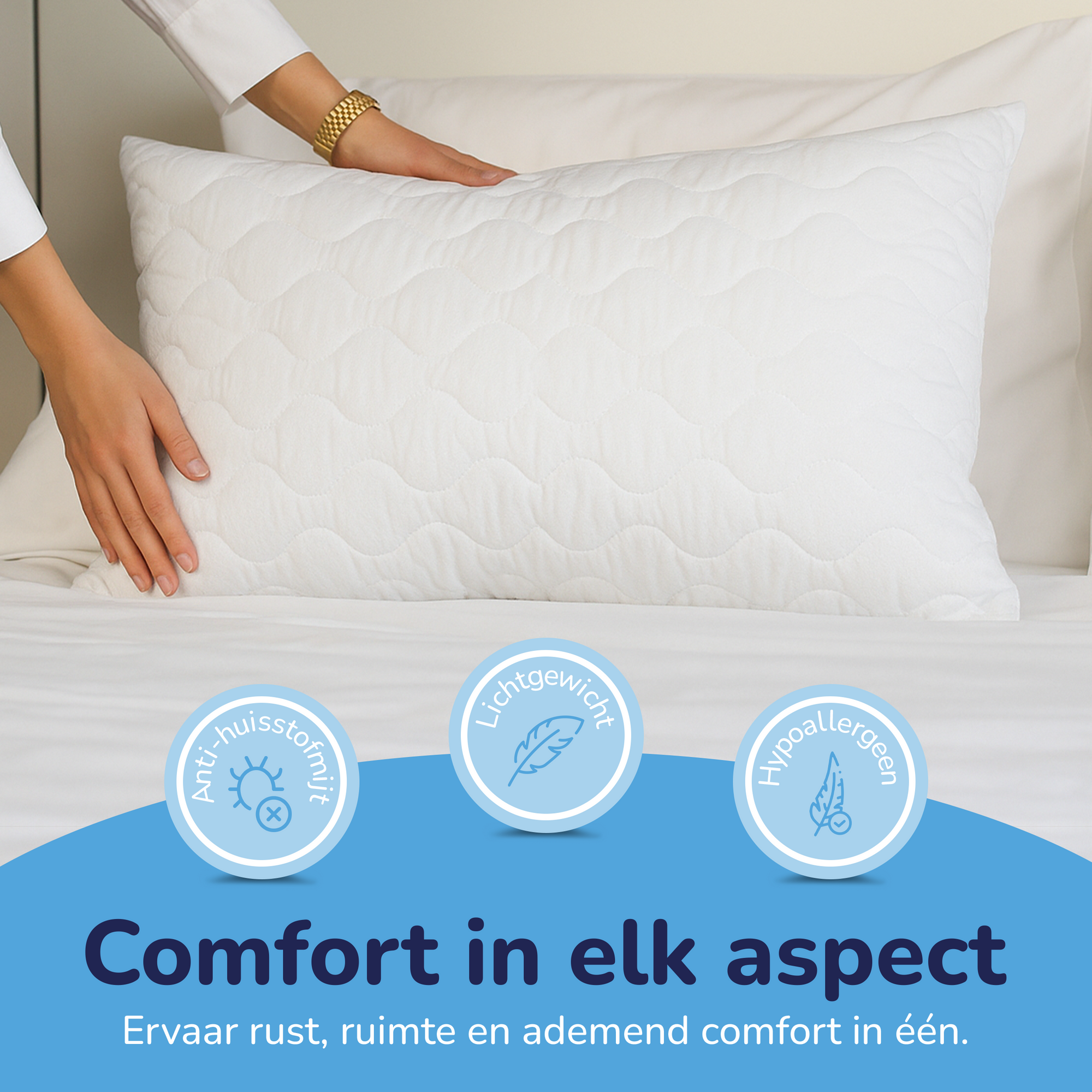 Comfort hoofdkussen 70x80 cm  - 1000 gram