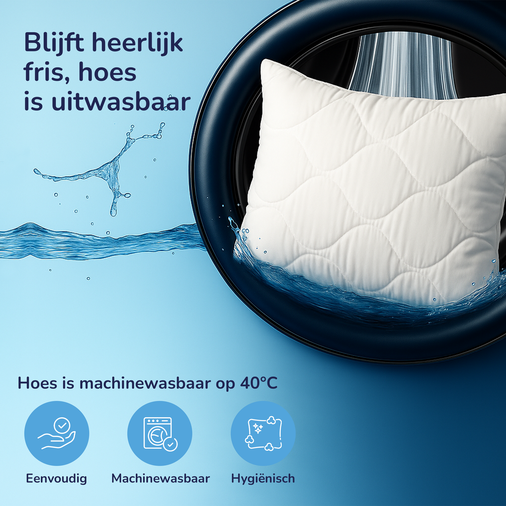 Comfort hoofdkussen 70x80 cm  - 1000 gram