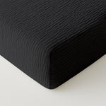 Decoware mousseline hoeslaken - microvezel - antraciet