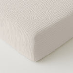 Decoware mousseline hoeslaken - microvezel - creme
