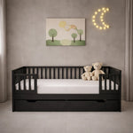 Decoware peuter hoeslaken - katoen - wit - 70x150 cm