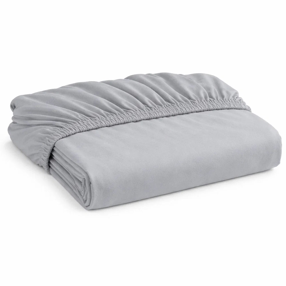 Peuter hoeslaken van Decoware in de kleur grijs