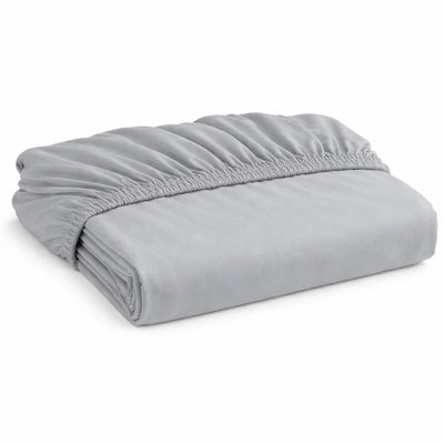 Peuter hoeslaken van Decoware in de kleur grijs