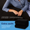 Teddy fleece hoeslaken - zwart