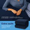 Teddy fleece hoeslaken - navy