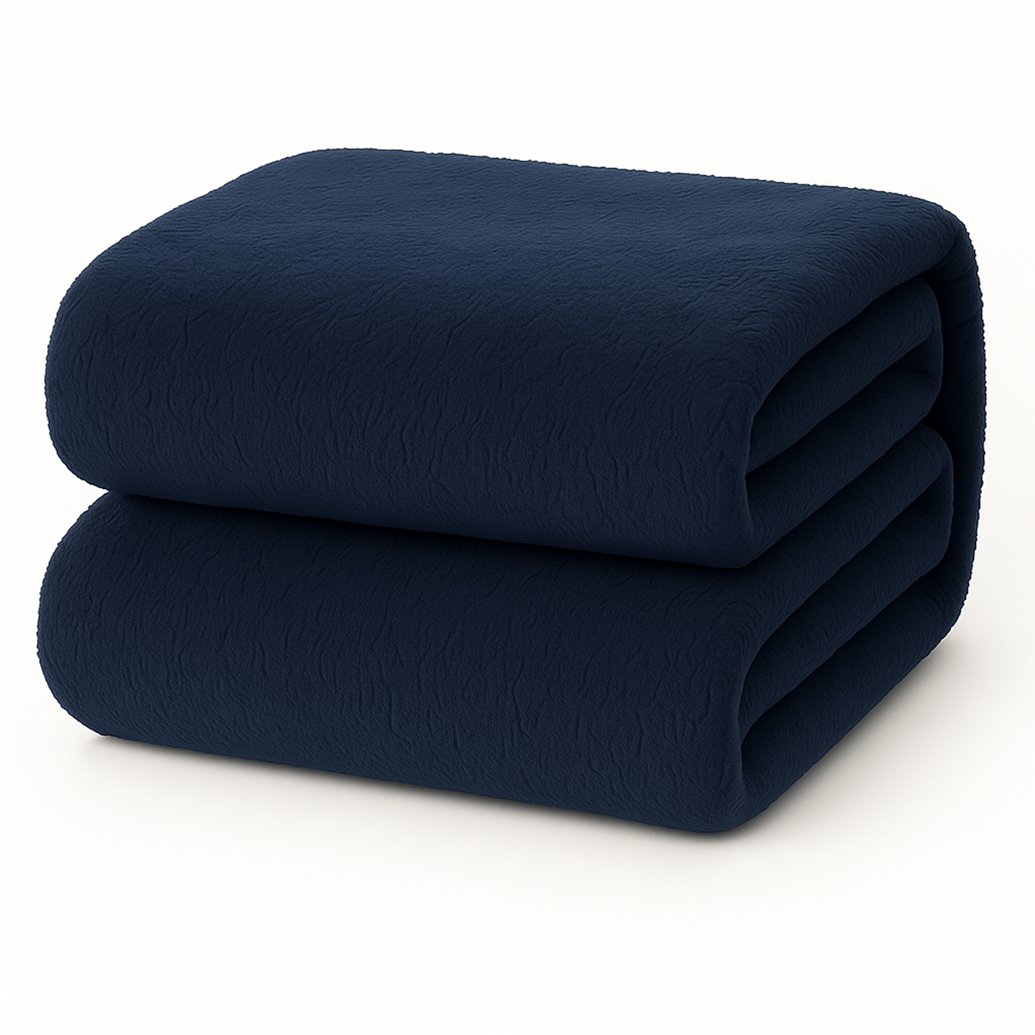 Teddy fleece hoeslaken - navy