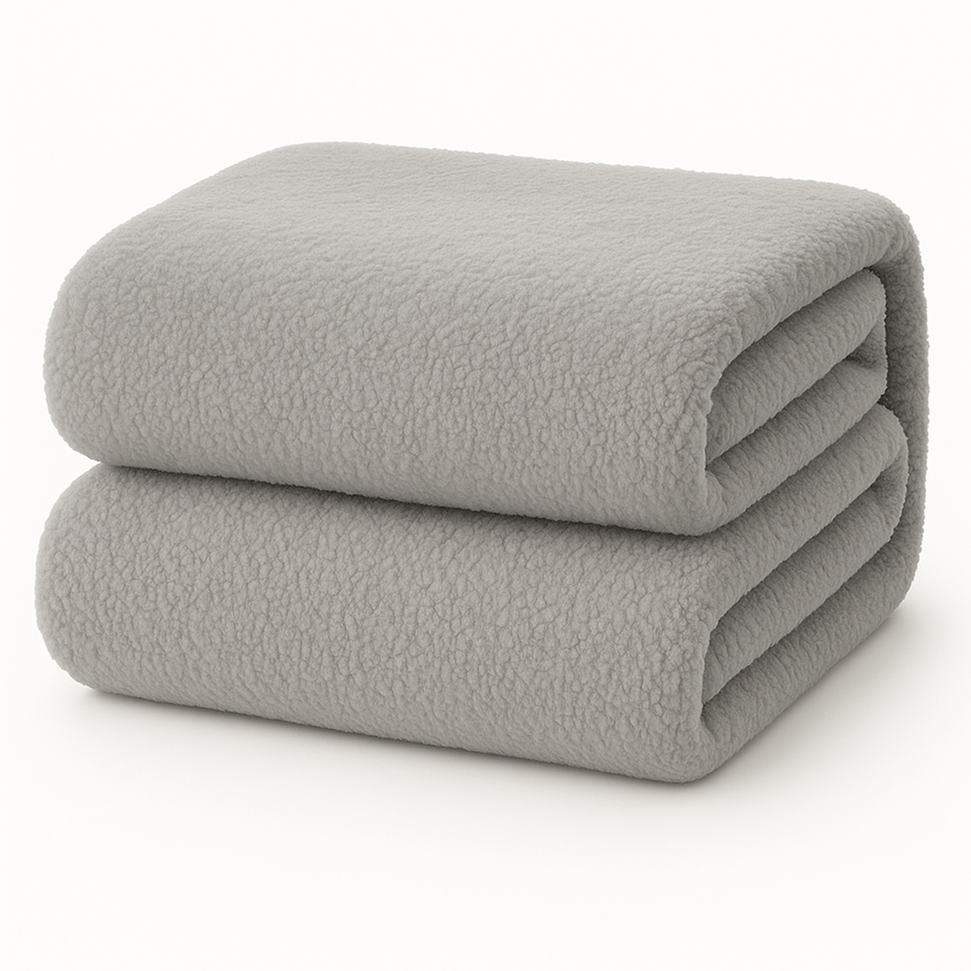 Teddy fleece hoeslaken - grijs