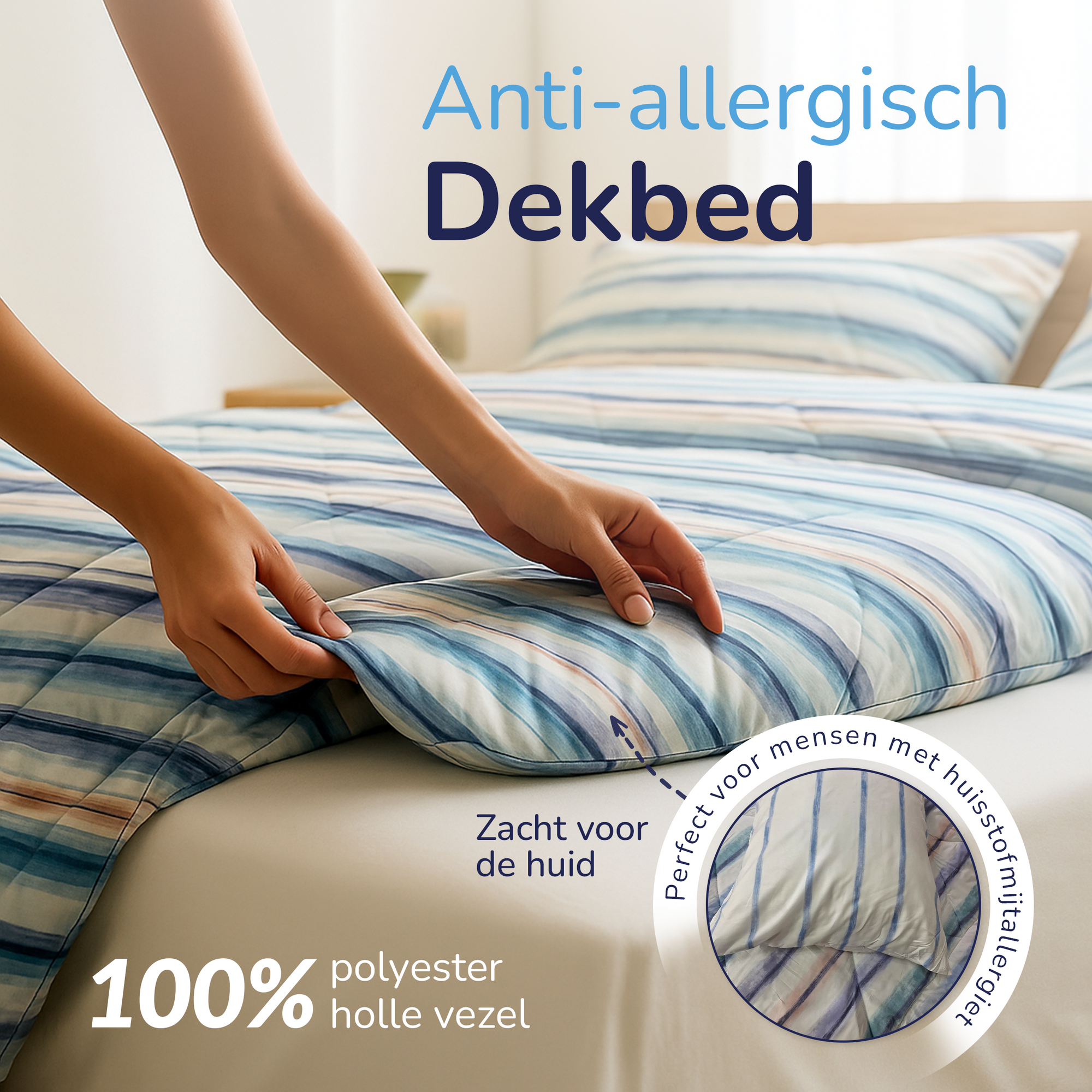 Decoware dekbed zonder overtrek inclusief kussensloop Horizon - microvezel