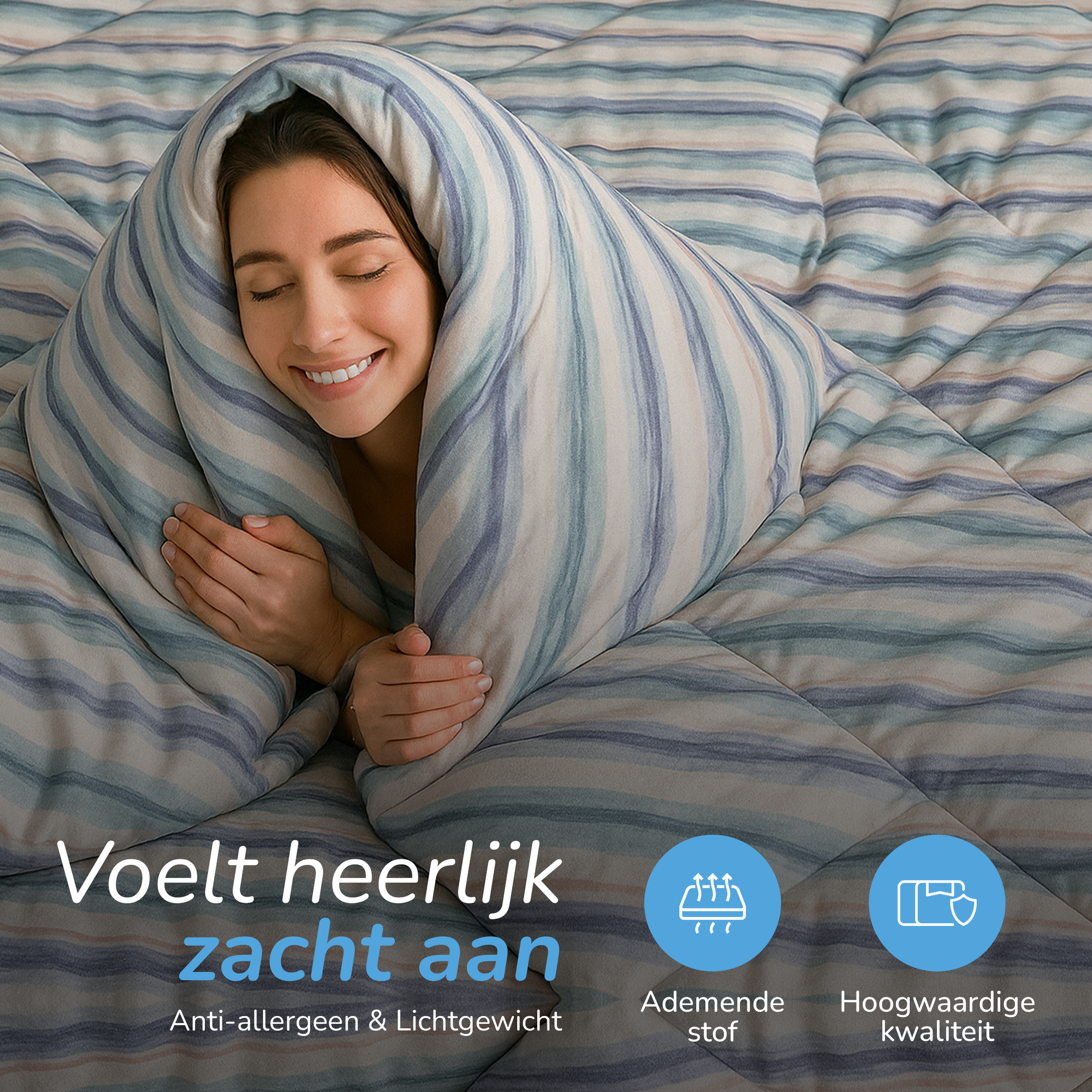 Decoware dekbed zonder overtrek inclusief kussensloop Horizon - microvezel