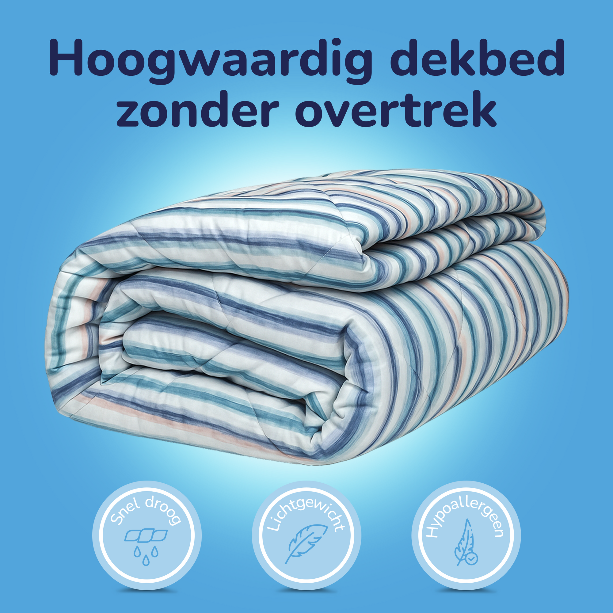 Decoware dekbed zonder overtrek inclusief kussensloop Horizon - microvezel
