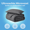 Decoware dekbed zonder overtrek incl. kussensloop - antraciet