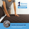 Decoware dekbed zonder overtrek incl. kussensloop - Tufted Curve - Bruin
