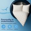 Decoware dekbed zonder overtrek incl. kussensloop - Tufted Curve - off white