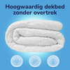 Decoware dekbed zonder overtrek incl. kussensloop - Tufted Waves - off white