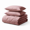 Dekbed zonder overtrek Roze - Katoen Percale - Incl. Kussenslopen - 240x220 cm