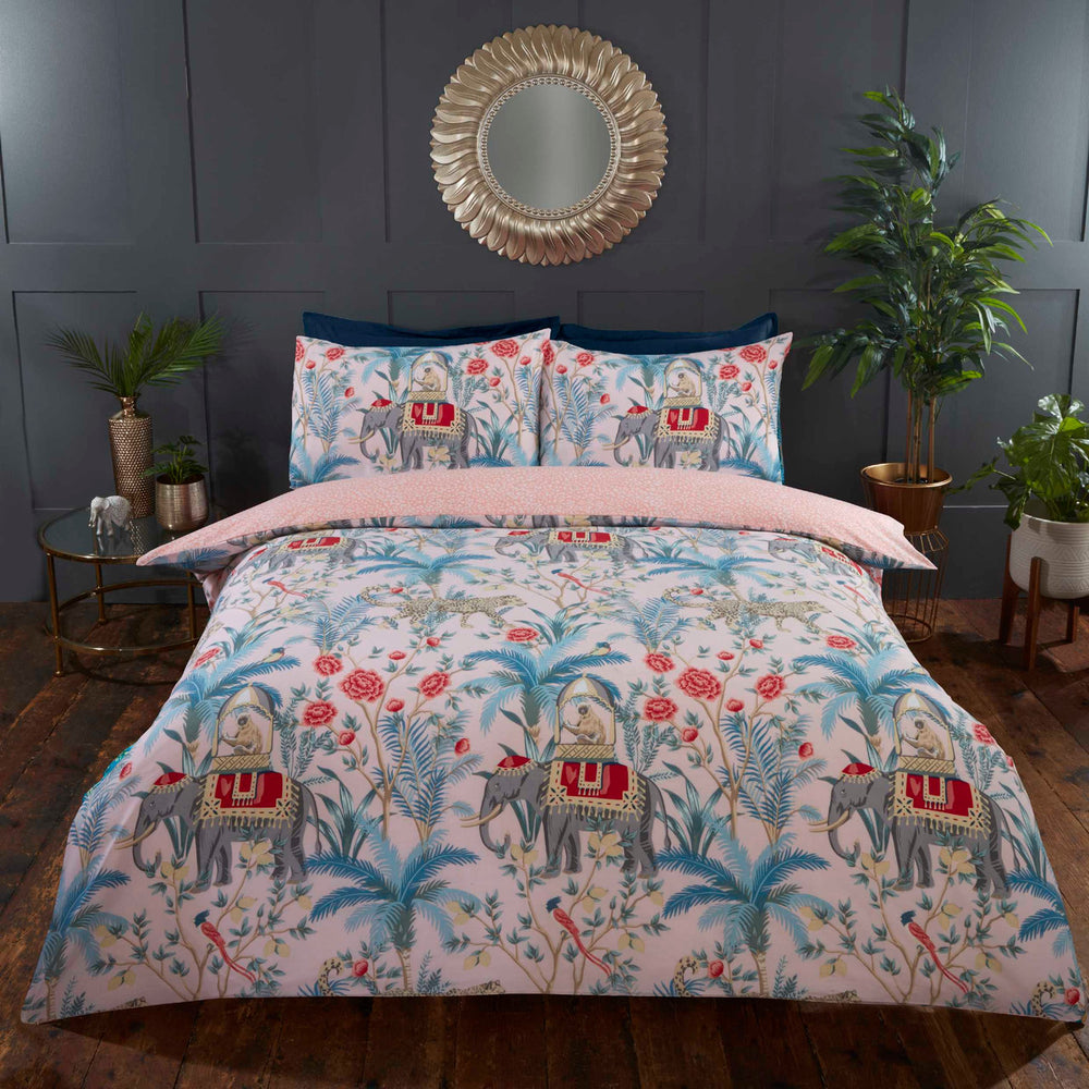 Studio Art dekbedovertrek Jungle Expedition blush - polykatoen