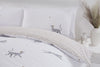 Purest Home dekbedovertrek Leopard grijs - polykatoen - Lits-jumeaux (230x220 + 2st 50x75 cm)