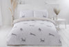 Purest Home dekbedovertrek Leopard grijs - polykatoen - Lits-jumeaux (230x220 + 2st 50x75 cm)