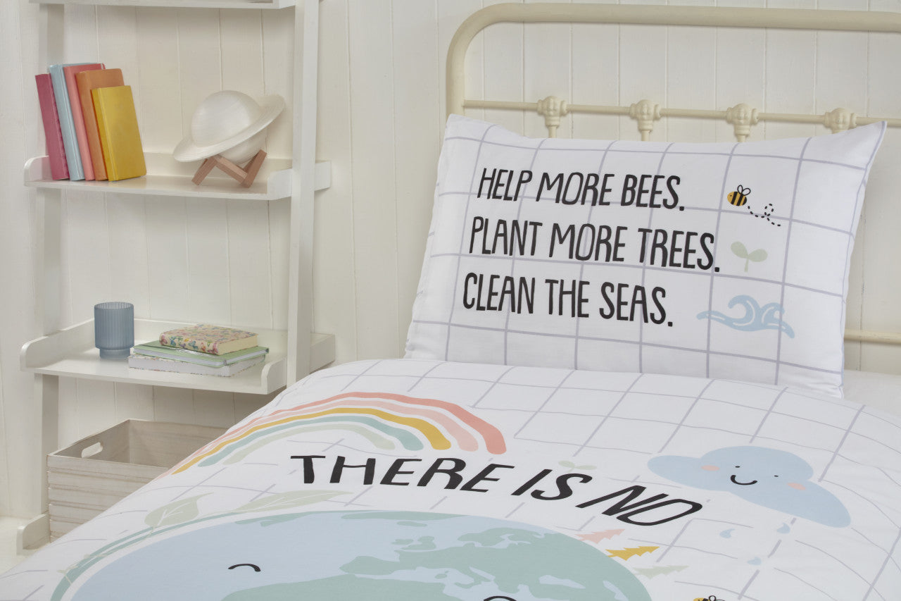 Purest Home dekbedovertrek Planet B - polykatoen