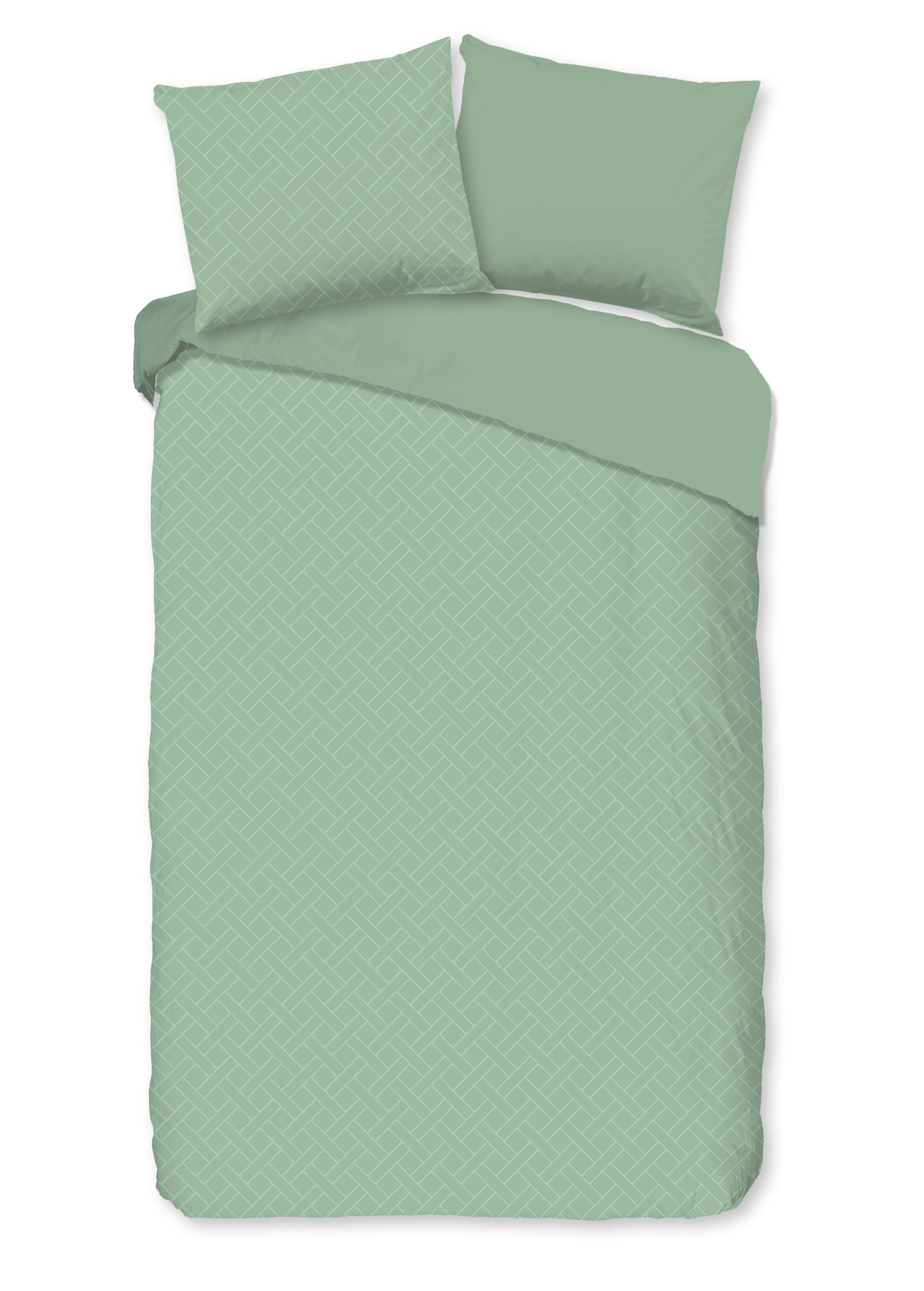 Pure dekbedovertrek Rotterdam - Groen - Microvezel