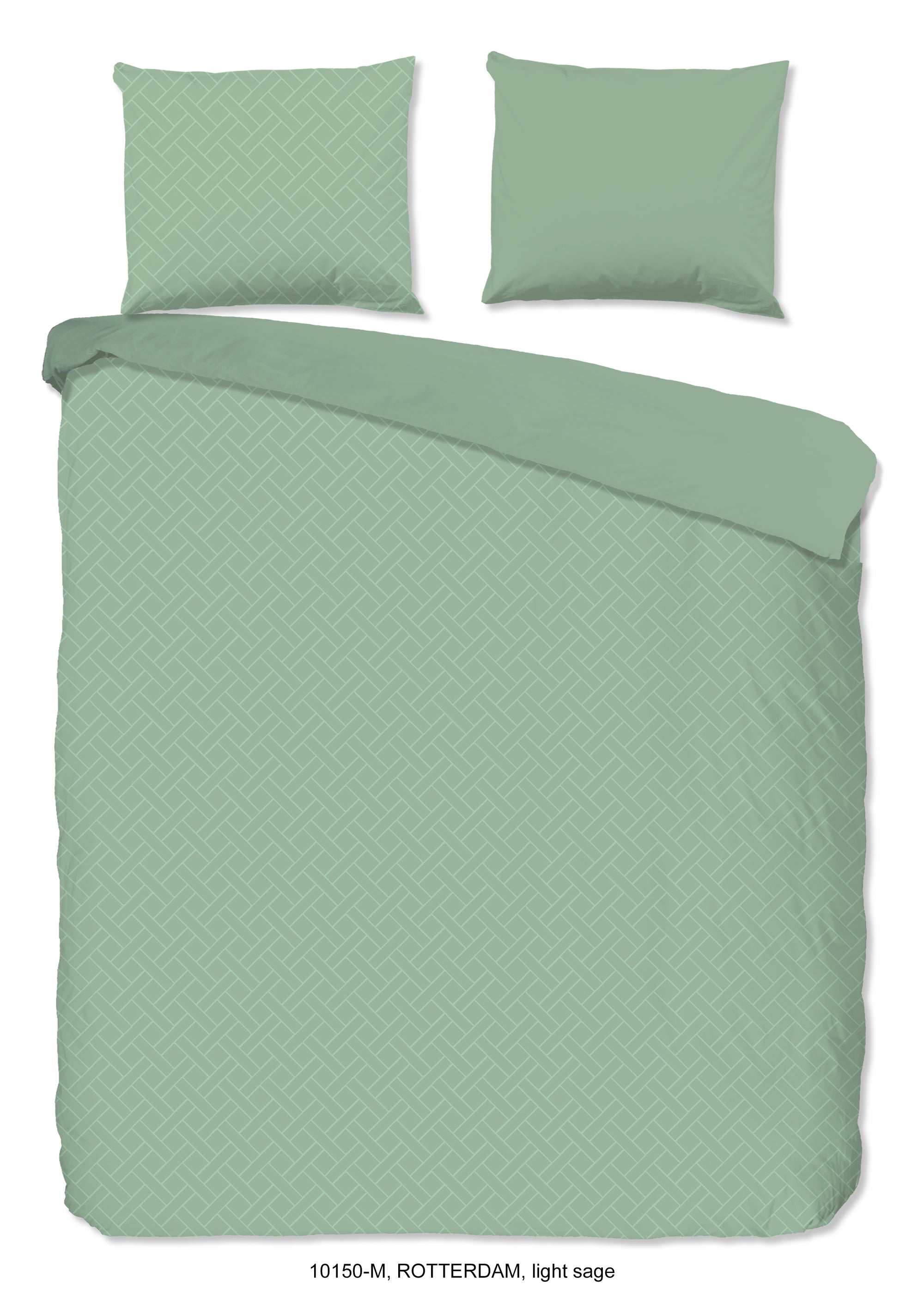 Pure dekbedovertrek Rotterdam - Groen - Microvezel
