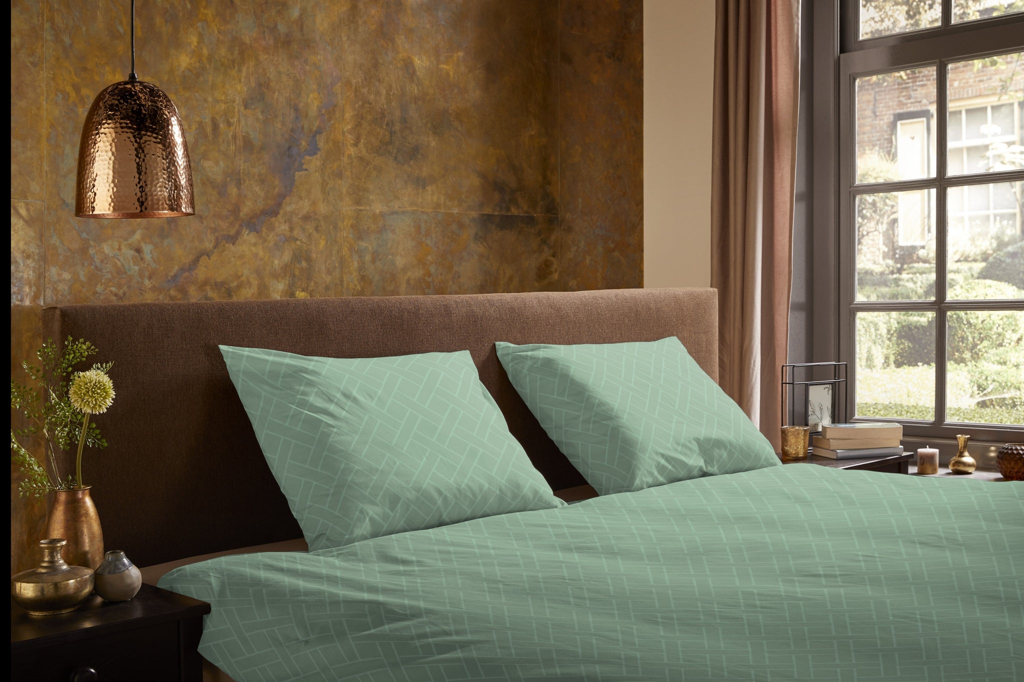 Pure dekbedovertrek Rotterdam - Groen - Microvezel