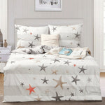 Dekbedovertrek Zeesterren - Katoen 1-persoons (140x200 + 70x80 cm)