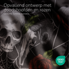 Decoware dekbedovertrek Skulls & Roses - microvezel
