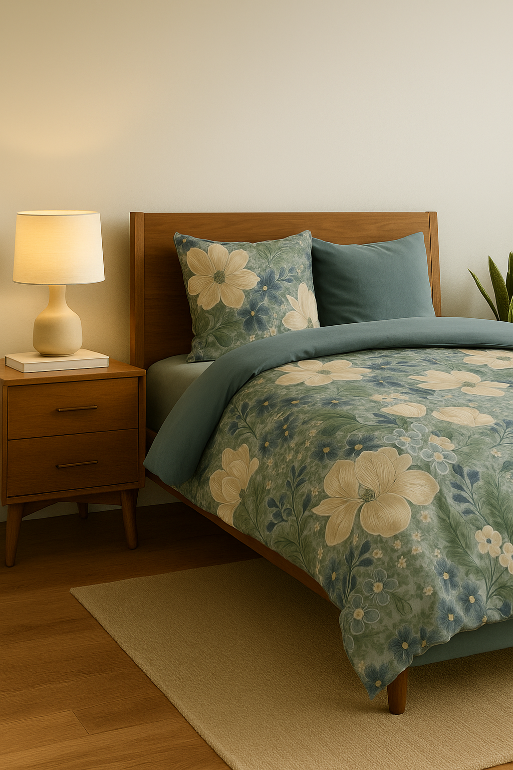 Descanso dekbedovertrek Alessia - Katoensatijn