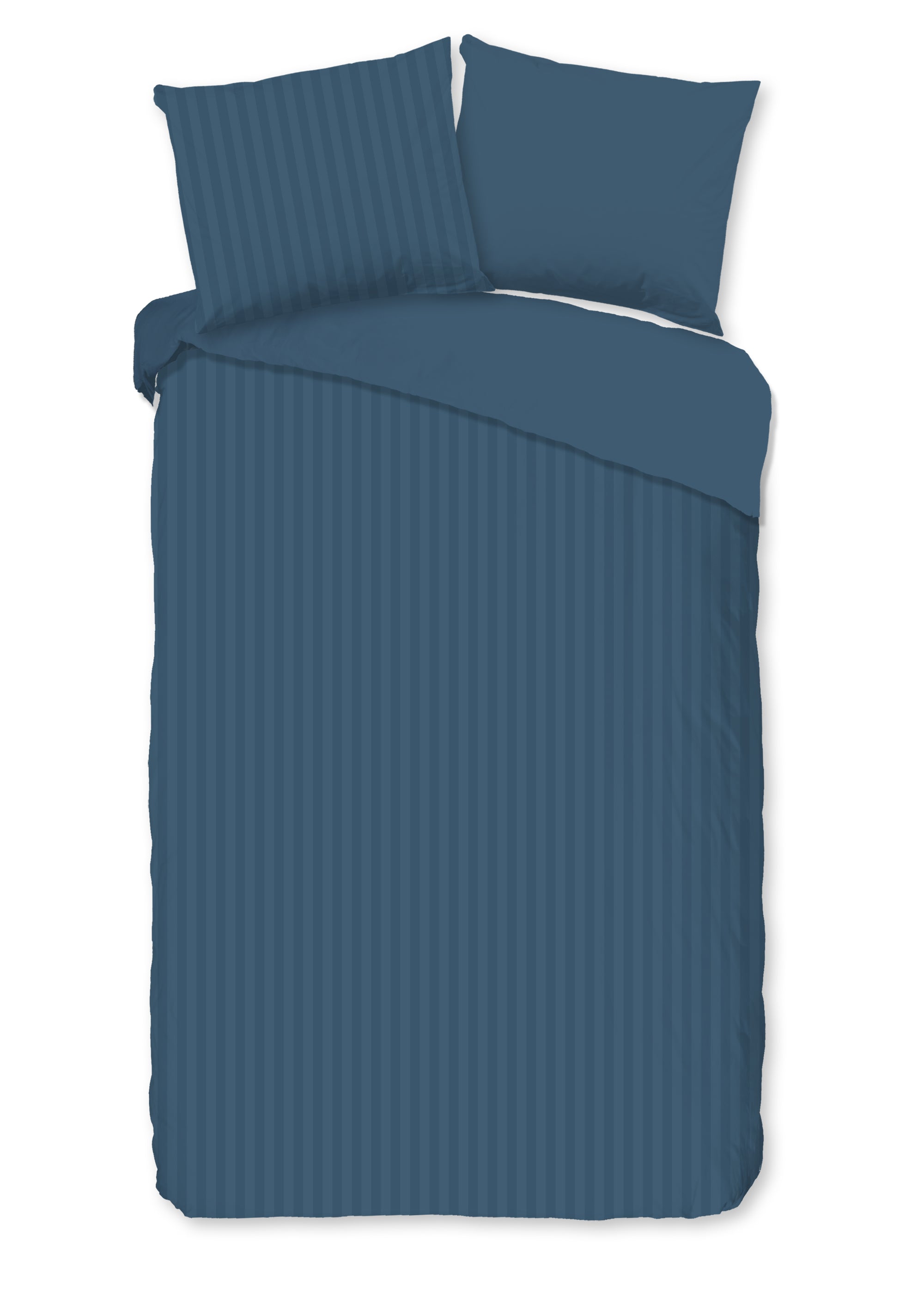 Descanso dekbedovertrek Hotel Sevilla - Denim - Katoensatijn