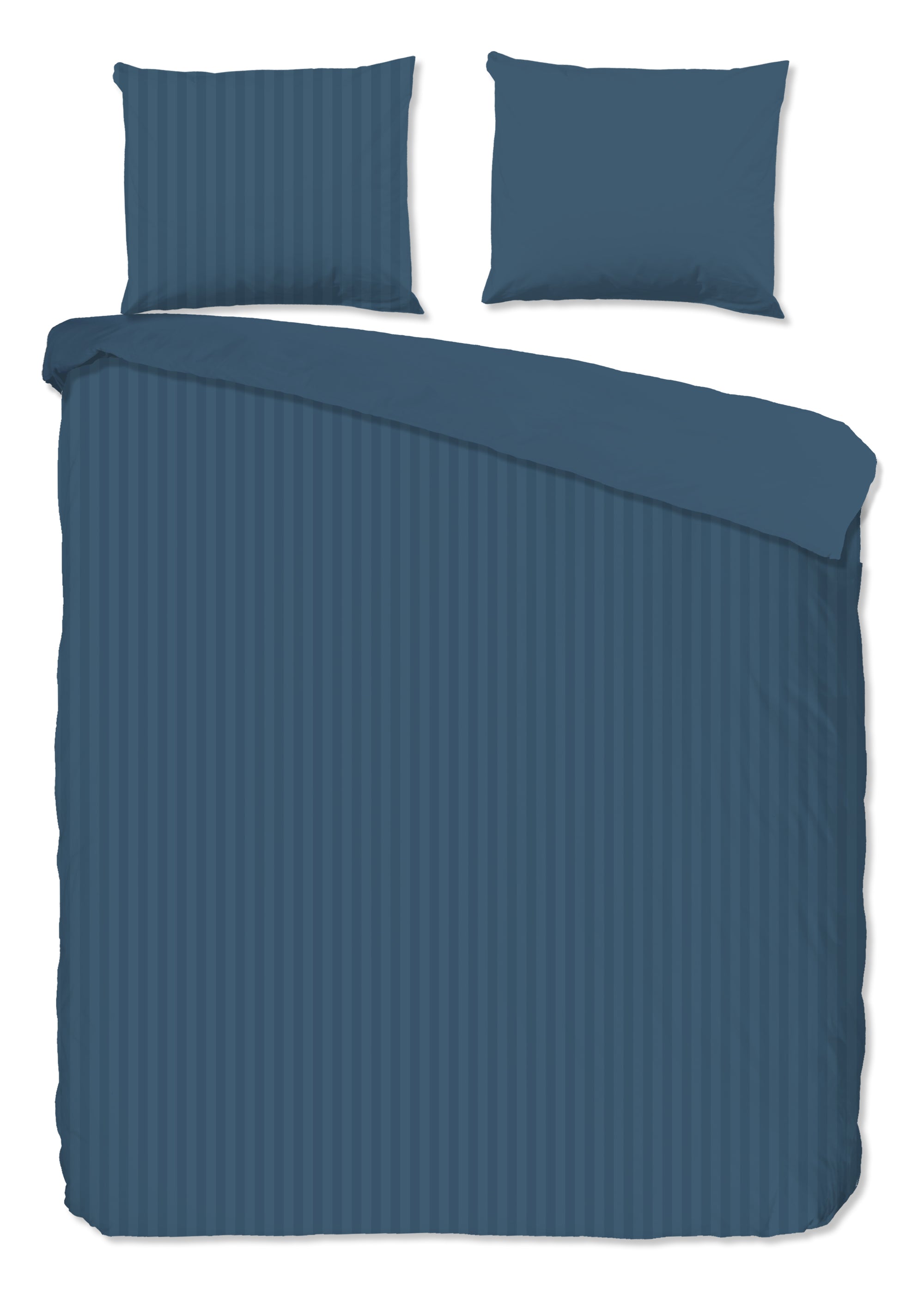 Descanso dekbedovertrek Hotel Sevilla - Denim - Katoensatijn