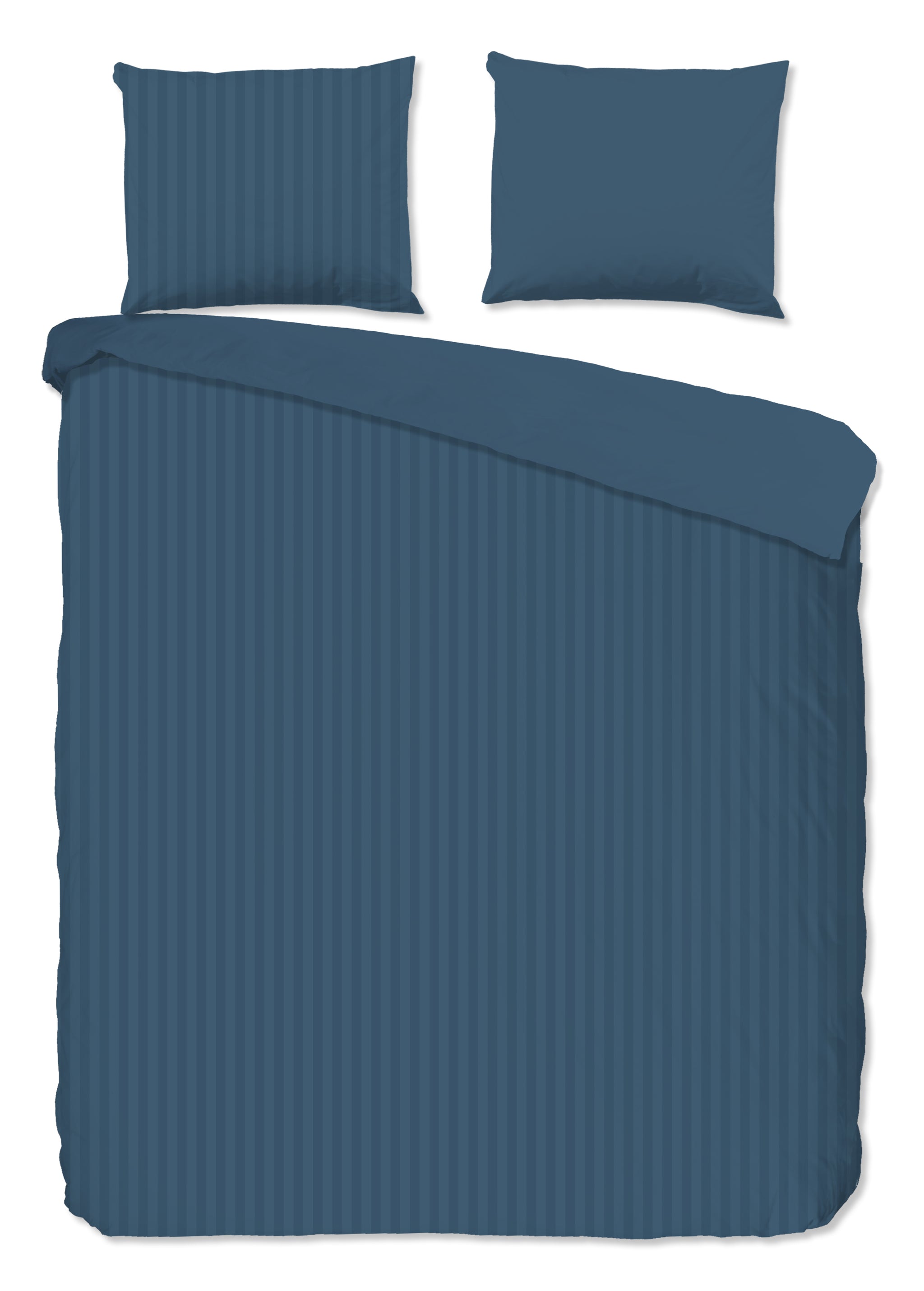 Descanso dekbedovertrek Hotel Sevilla - Denim - Katoensatijn