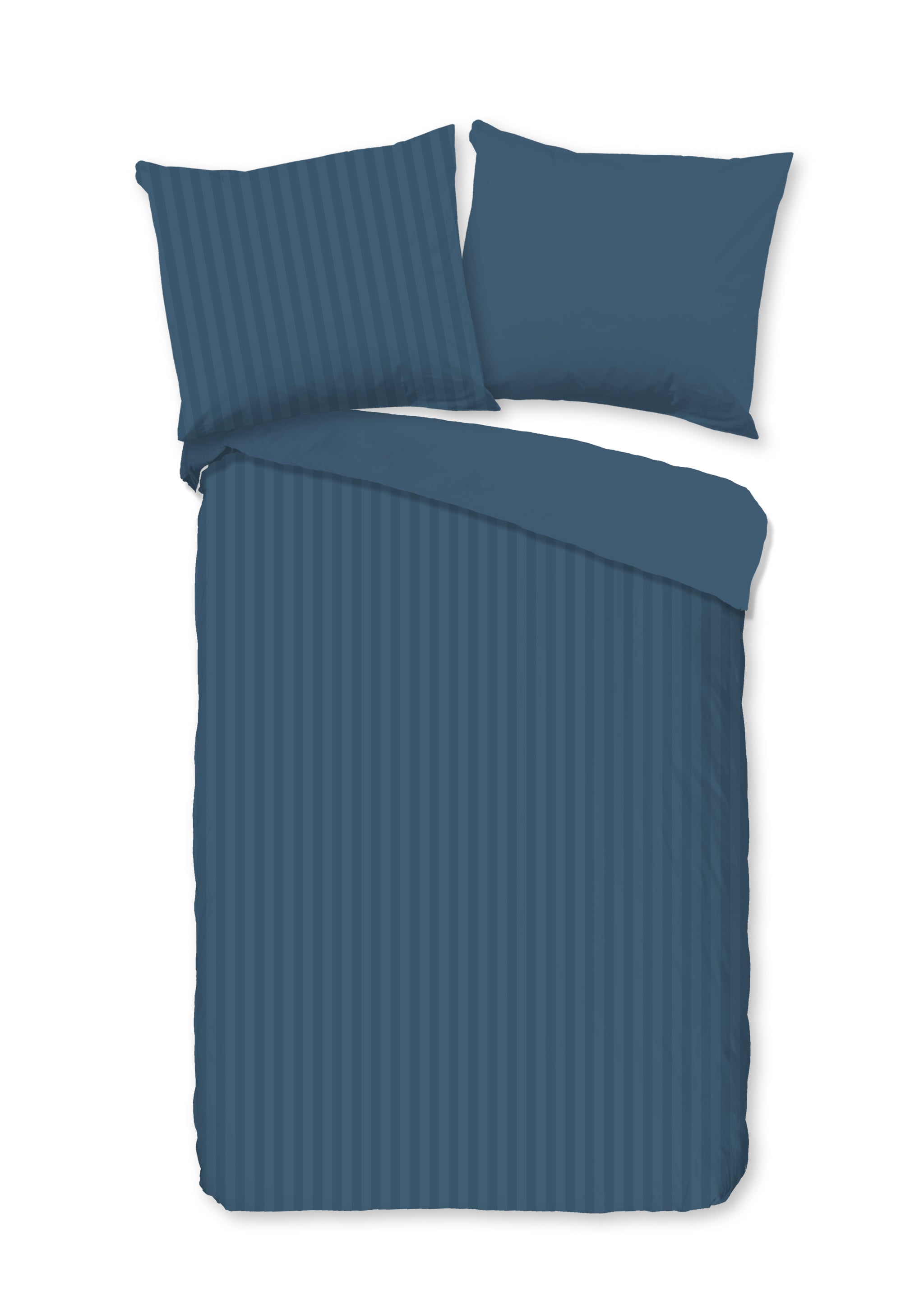 Descanso ledikant dekbedovertrek Hotel Sevilla - Denim - katoen - 100x135 + 40x60 cm