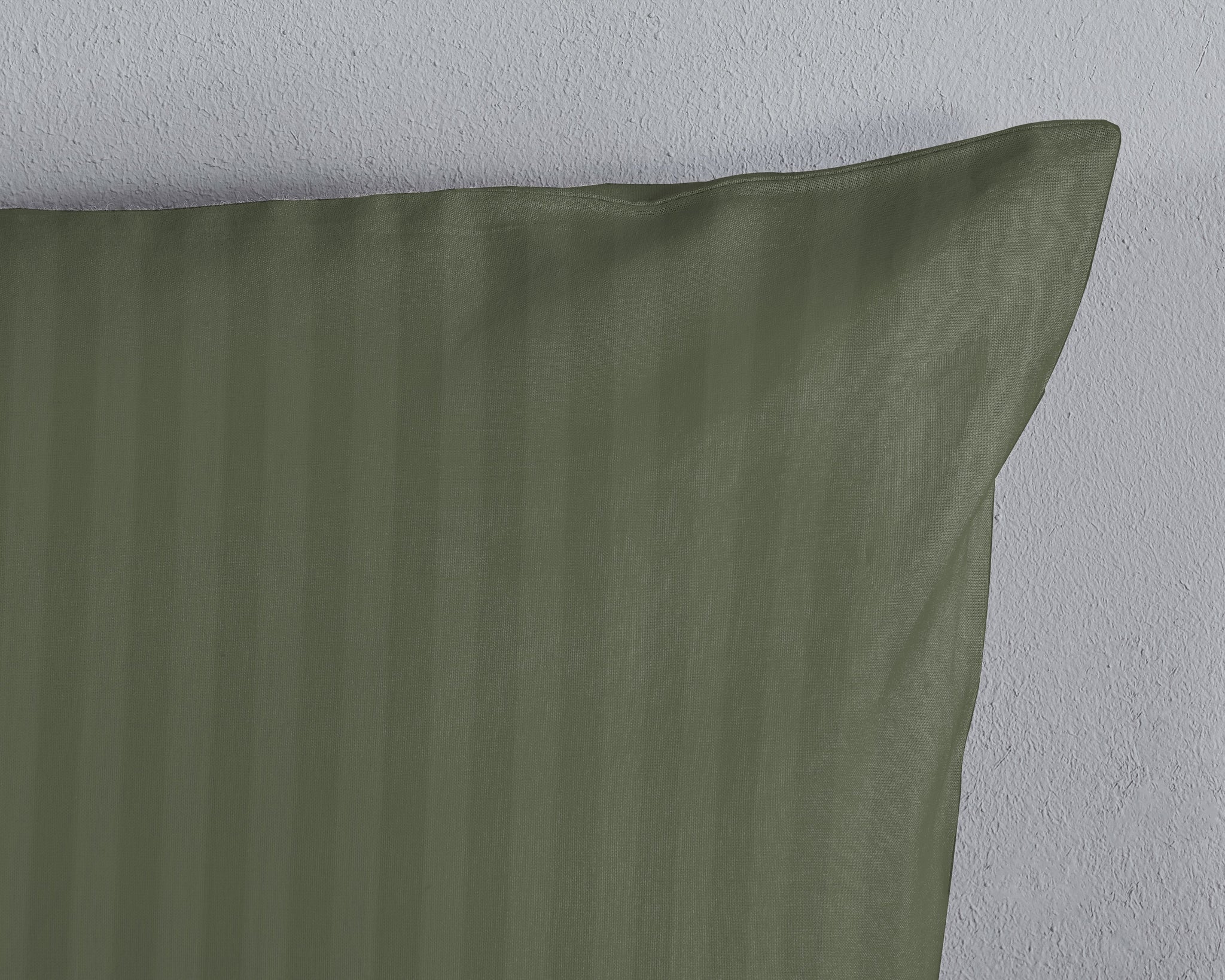 Descanso ledikant dekbedovertrek Hotel Sevilla - Olive Green - katoen - 100x135 + 40x60 cm