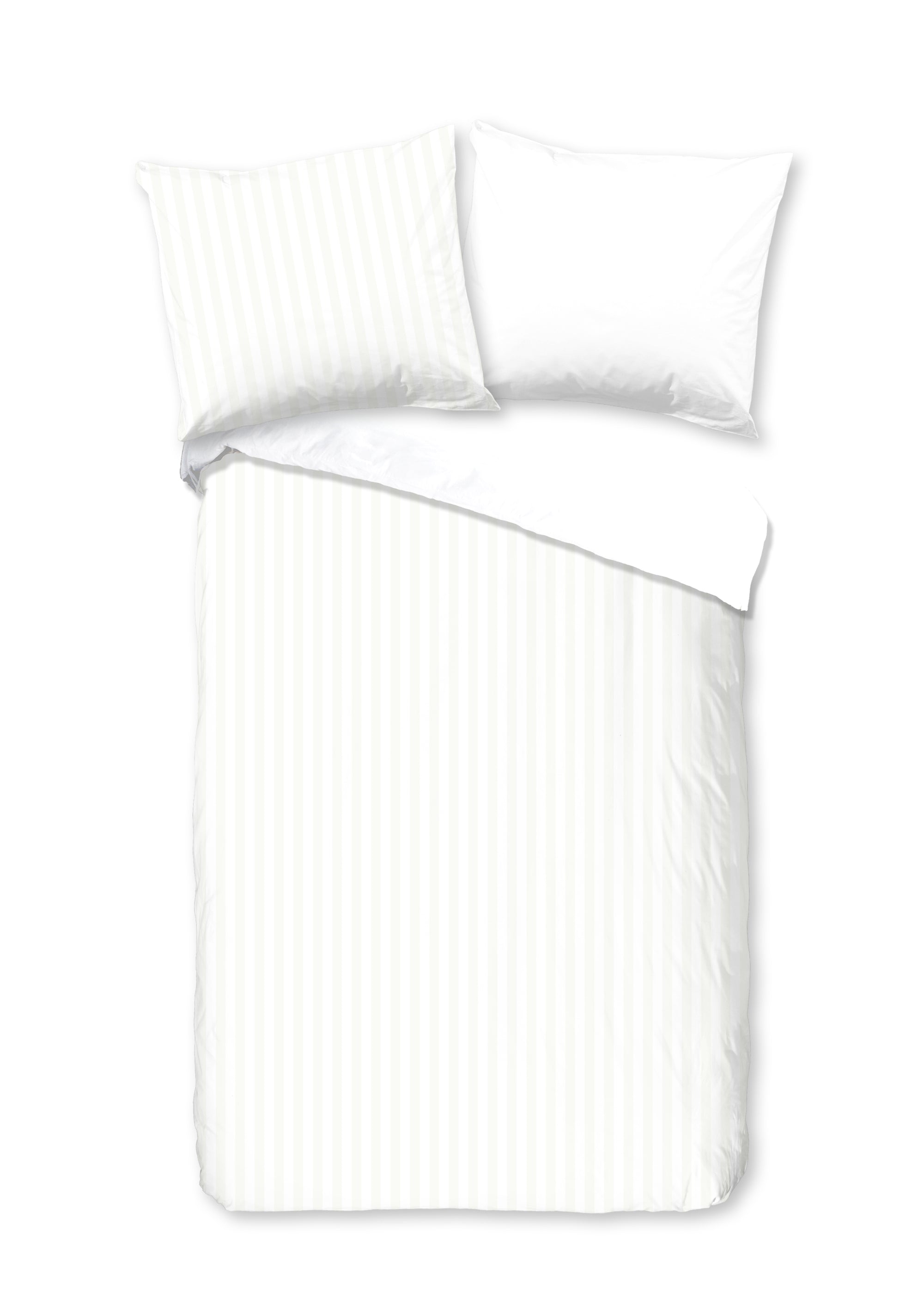 Descanso ledikant dekbedovertrek Hotel Sevilla - Wit - katoen - 100x135 + 40x60 cm