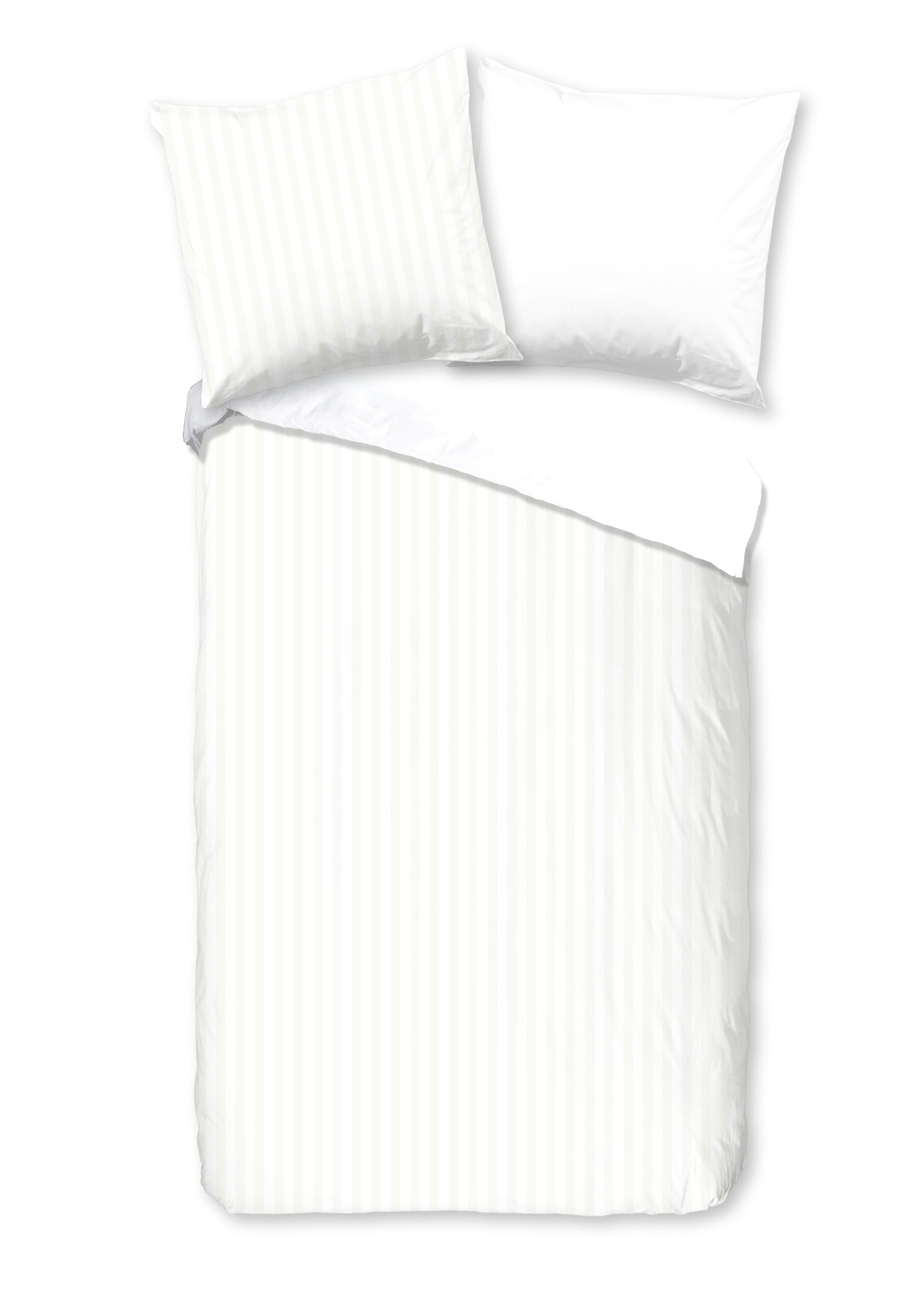 Descanso peuterbed dekbedovertrek Hotel Sevilla - Wit - katoen satijn - 120x150 + 60x70 cm