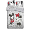 Mickey & Minnie Mouse kinderdekbedovertrek Kissing - microvezel