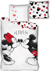 Disney kinderdekbedovertrek Minnie & Mickey Love - katoen