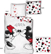 Disney kinderdekbedovertrek Minnie & Mickey Love - katoen