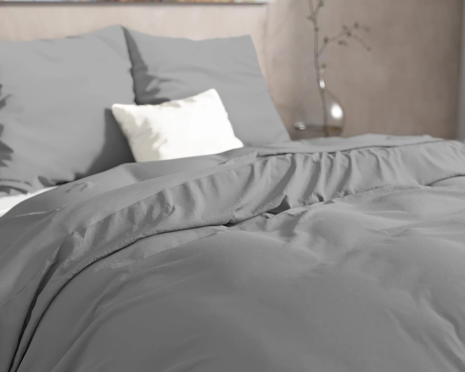 Dreamhouse dekbedovertrek Mendez - Grijs - Flanel