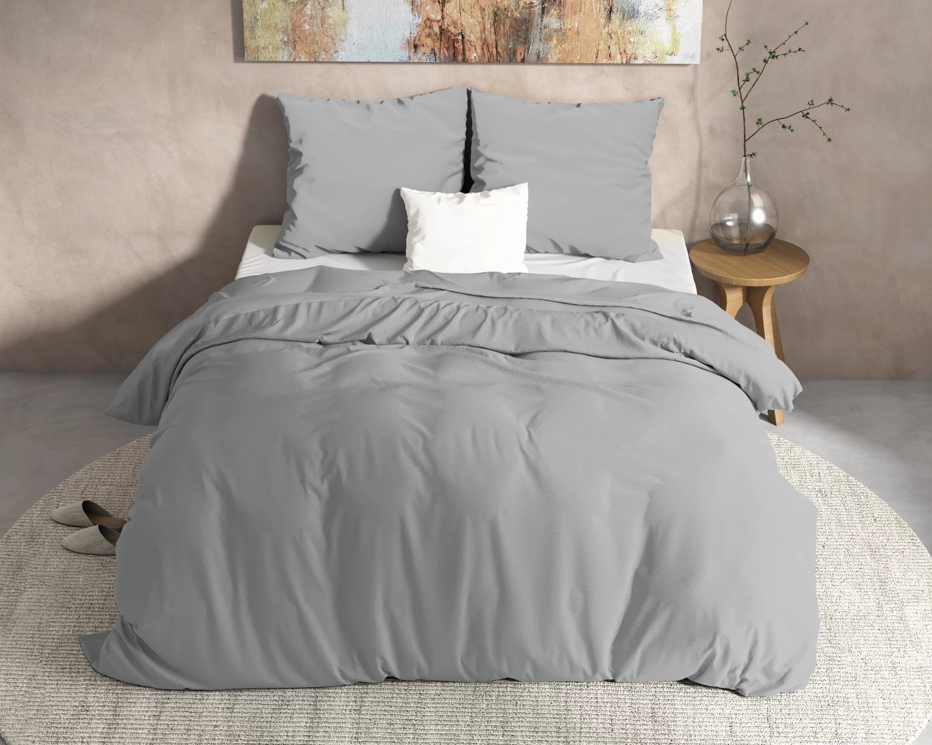 Dreamhouse dekbedovertrek Mendez - Grijs - Flanel