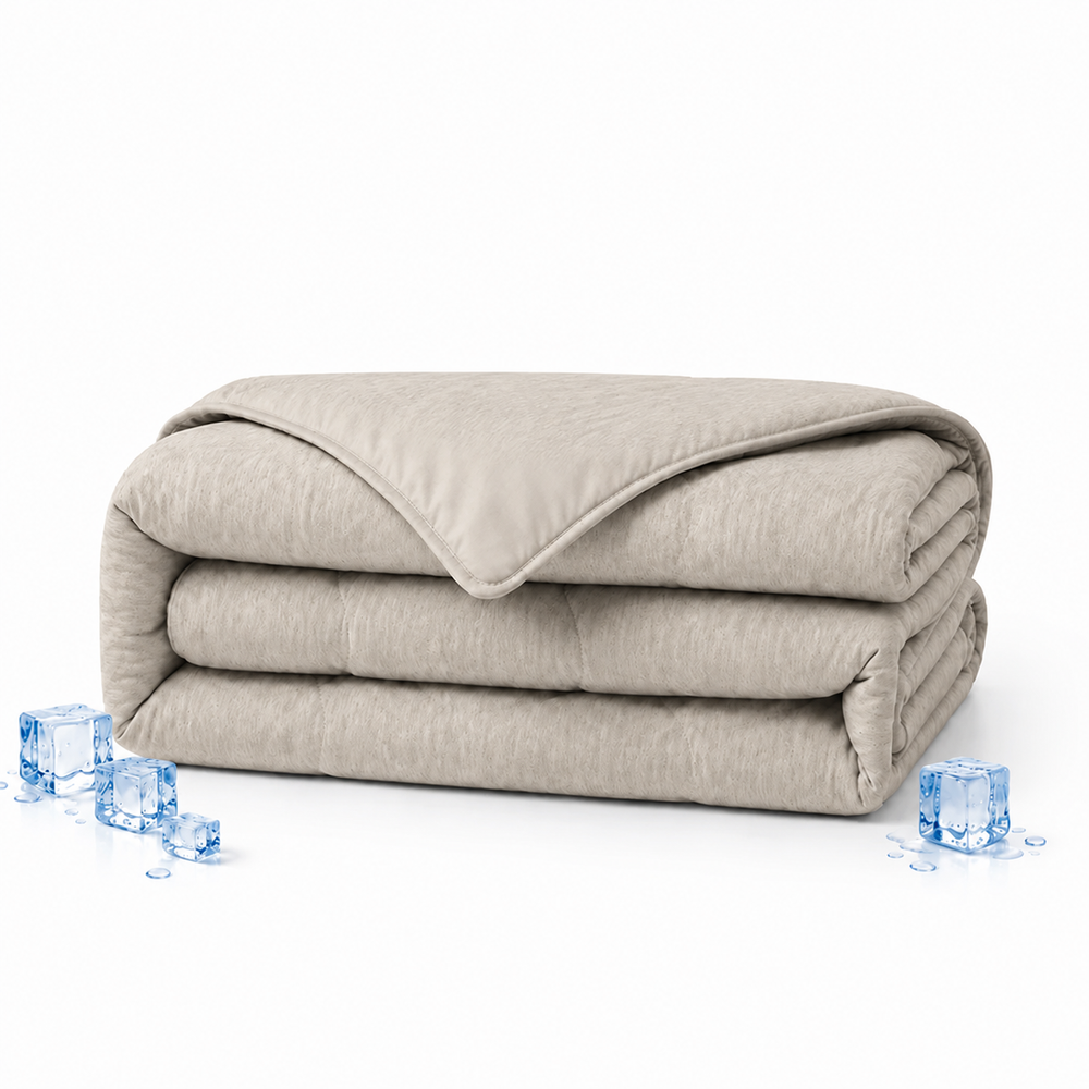 Dreamhouse verkoelend zomerdekbed zonder overtrek Blue Cell Excl. kussensloop - Taupe