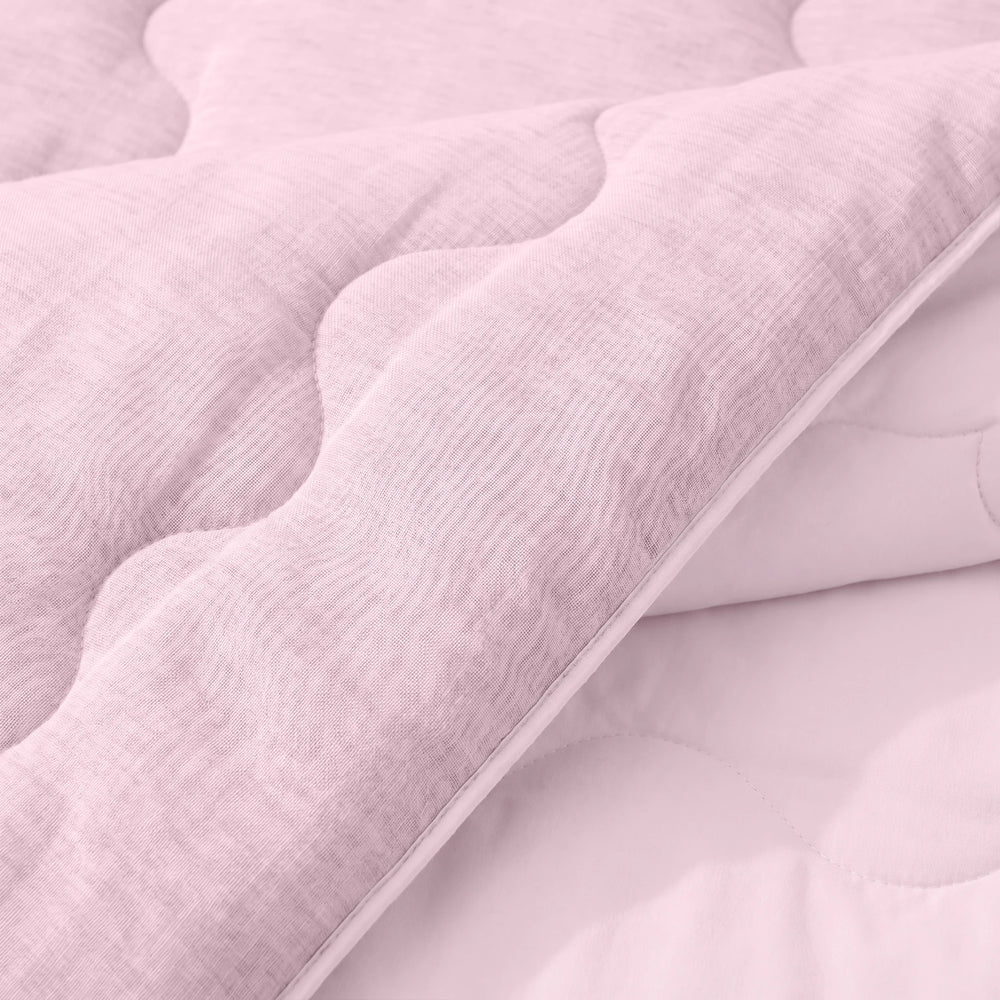 Dreamhouse verkoelend zomerdekbed zonder overtrek Blue Cell excl. kussensloop - Roze - detail