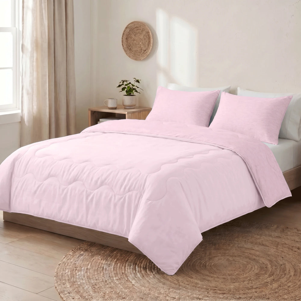 Dreamhouse verkoelend zomerdekbed zonder overtrek Blue Cell excl. kussensloop - Roze - in situatie