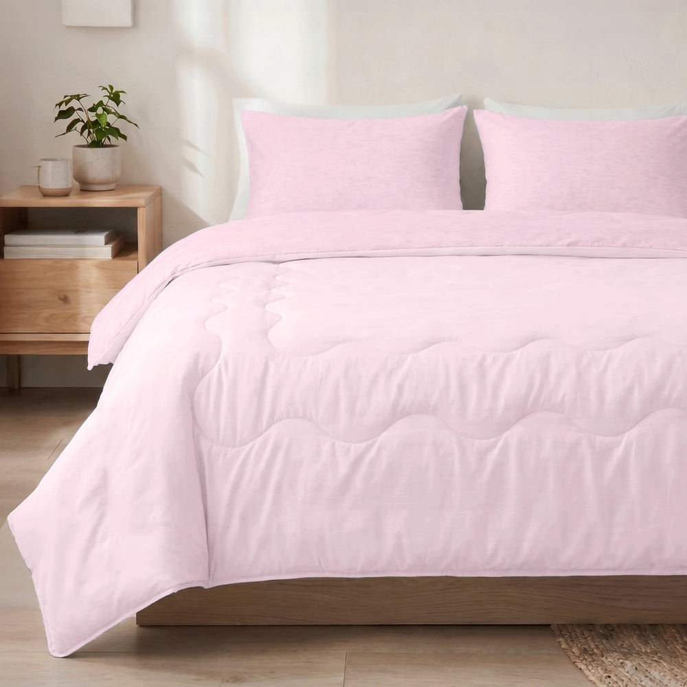 Dreamhouse verkoelend zomerdekbed zonder overtrek Blue Cell excl. kussensloop - Roze - vooraanzicht