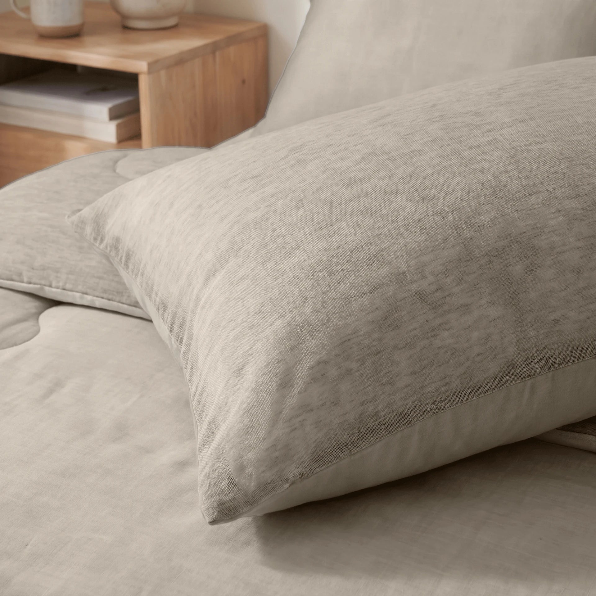 Dreamhouse verkoelend zomerdekbed zonder overtrek Blue Cell excl. kussensloop - Taupe - kussensloop