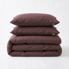 Dreamhouse dekbedovertrek Stone Washed Katoen - Burgundy