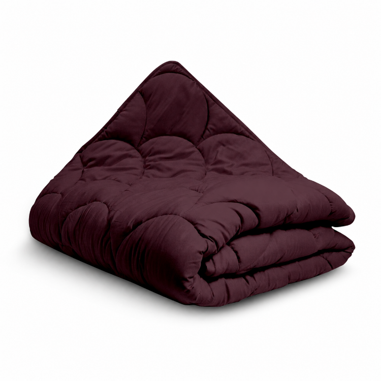 Eazzzy Dekbed zonder overtrek Solid Color - excl. kussensloop - Bordeaux