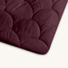 Eazzzy Dekbed zonder overtrek Solid Color - excl. kussensloop - Bordeaux - material